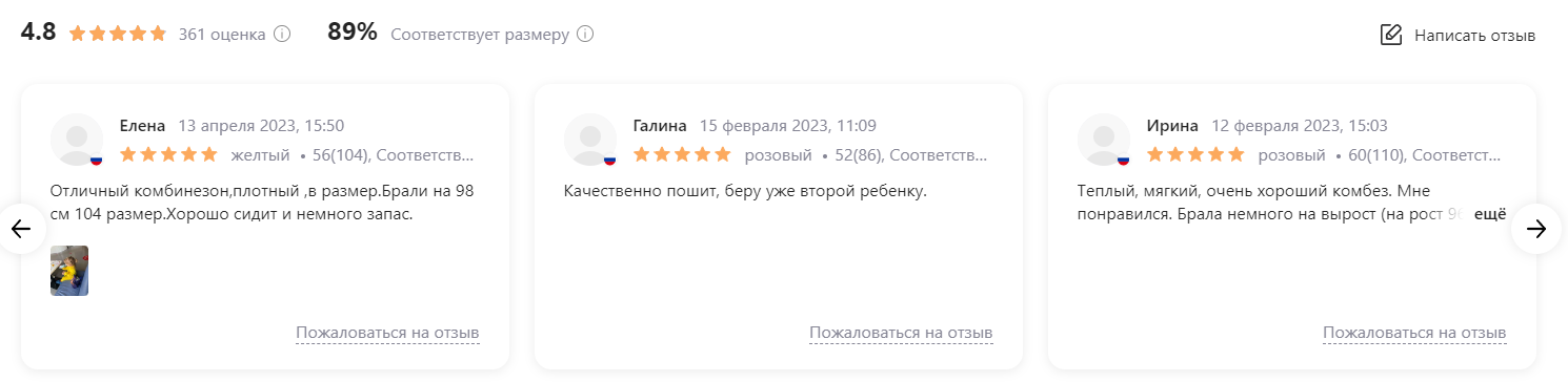 Умение удерживать высокий рейтинг и положительную репутацию магазина